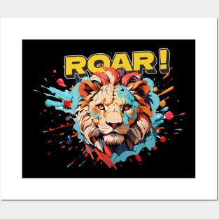 Roar Lion Posters and Art